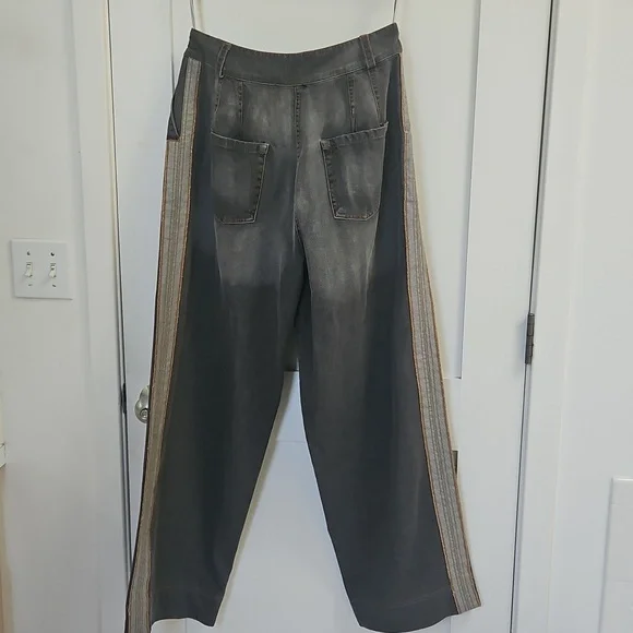 Sandra Weil Charcoal Denim Pants - Picture 4 of 5